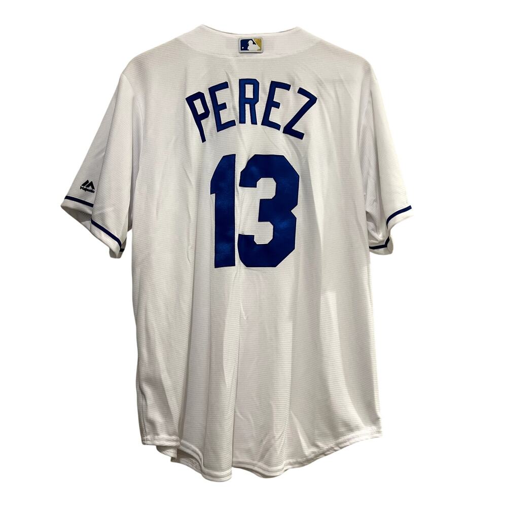 Kansas City Royals SALVADOR SALVY PEREZ 2015 WORLD SERIES Large Baseball Jersey